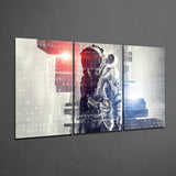 Astronaut Glass Wall Art | Insigne Art Design