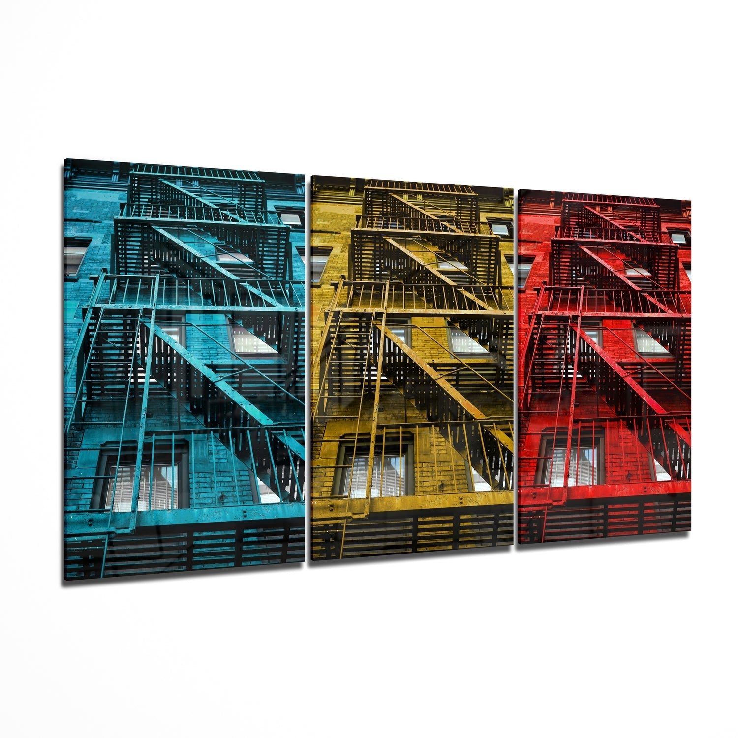 Buildings Glass Wall Art | Insigne Art Design