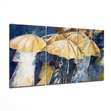 Umbrellas Glass Wall Art | Insigne Art Design