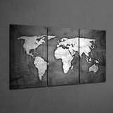 World Map Glass Wall Art | Insigne Art Design