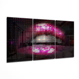 Lips Glass Wall Art | Insigne Art Design