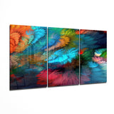 Dance of Colors Glass Wall Art | Insigne Art Design