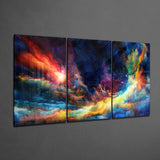 Colors of Space Glass Wall Art | Insigne Art Design