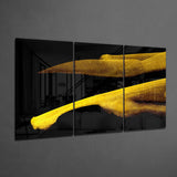 Yellow Touch Glass Art | Insigne Art Design