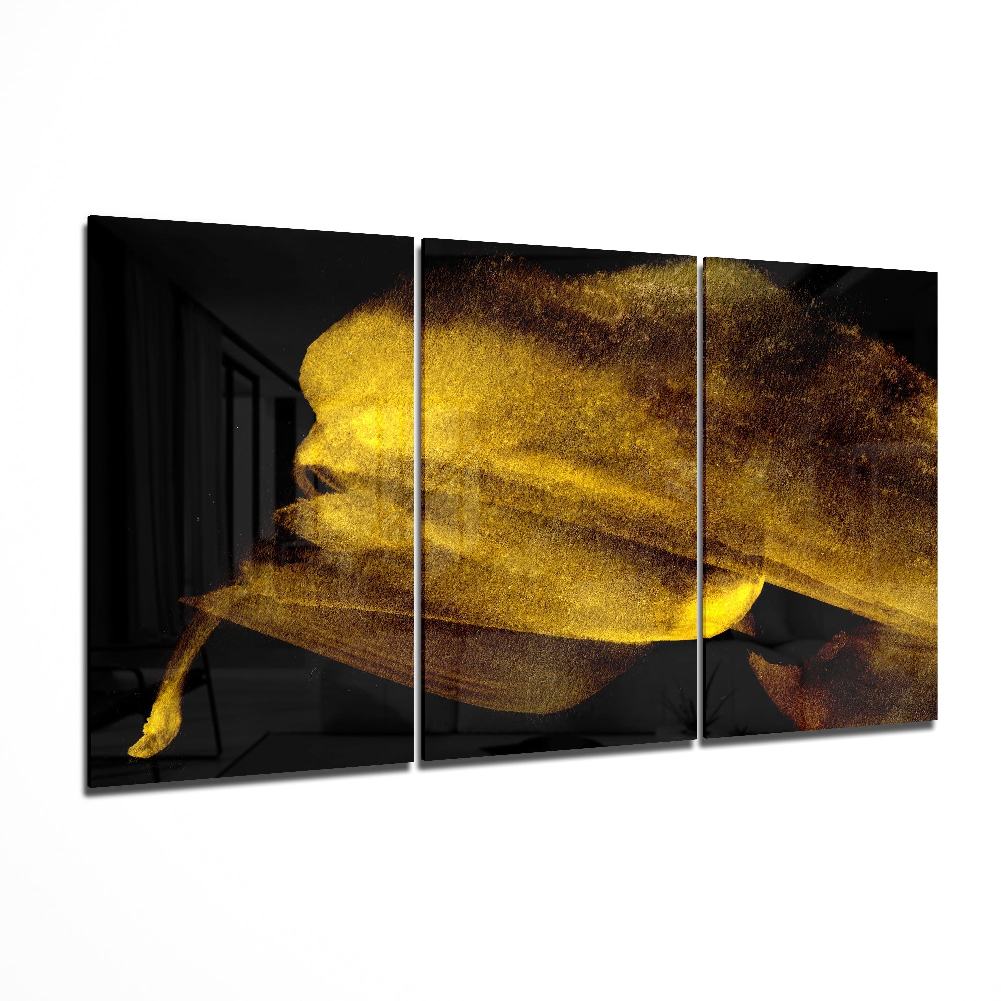 Yellow Touch Glass Art | Insigne Art Design