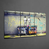 Protest - Banksy Glass Art | Insigne Art Design