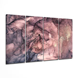 Marble 4 Pieces Mega Glass Wall Art (59"x36") | Insigne Art Design