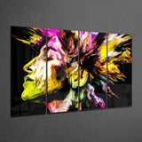 Feel the Music 4 Pieces Mega Glass Wall Art (59"x36") | Insigne Art Design