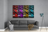 Stairs 4 Pieces Mega Glass Wall Art (59"x36") | Insigne Art Design