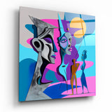 Picasso's Mind Glass Wall Art  || Designer Collection - Insigne Art 