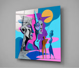 Picasso's Mind Glass Wall Art  || Designer Collection - Insigne Art 