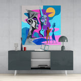 Picasso's Mind Glass Wall Art  || Designer Collection - Insigne Art 