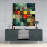 Blocks Glass Wall Art  || Designers Collection | Insigne Art Design