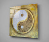 Ying Yang Glass Wall Art  || Designer Collection | Insigne Art Design