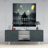 Star Rain Glass Wall Art  || Designer Collection | Insigne Art Design