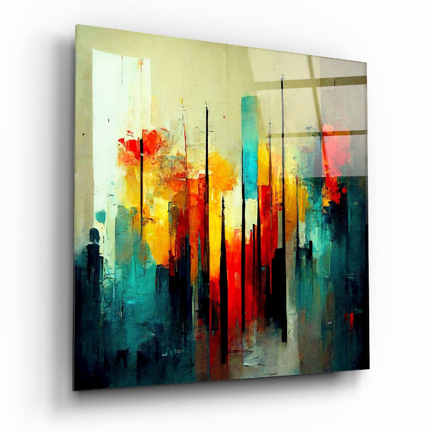 City Silhouette Glass Wall Art  || Designers Collection | Insigne Art Design