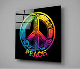 Peace Glass Wall Art  || Designer Collection | Insigne Art Design