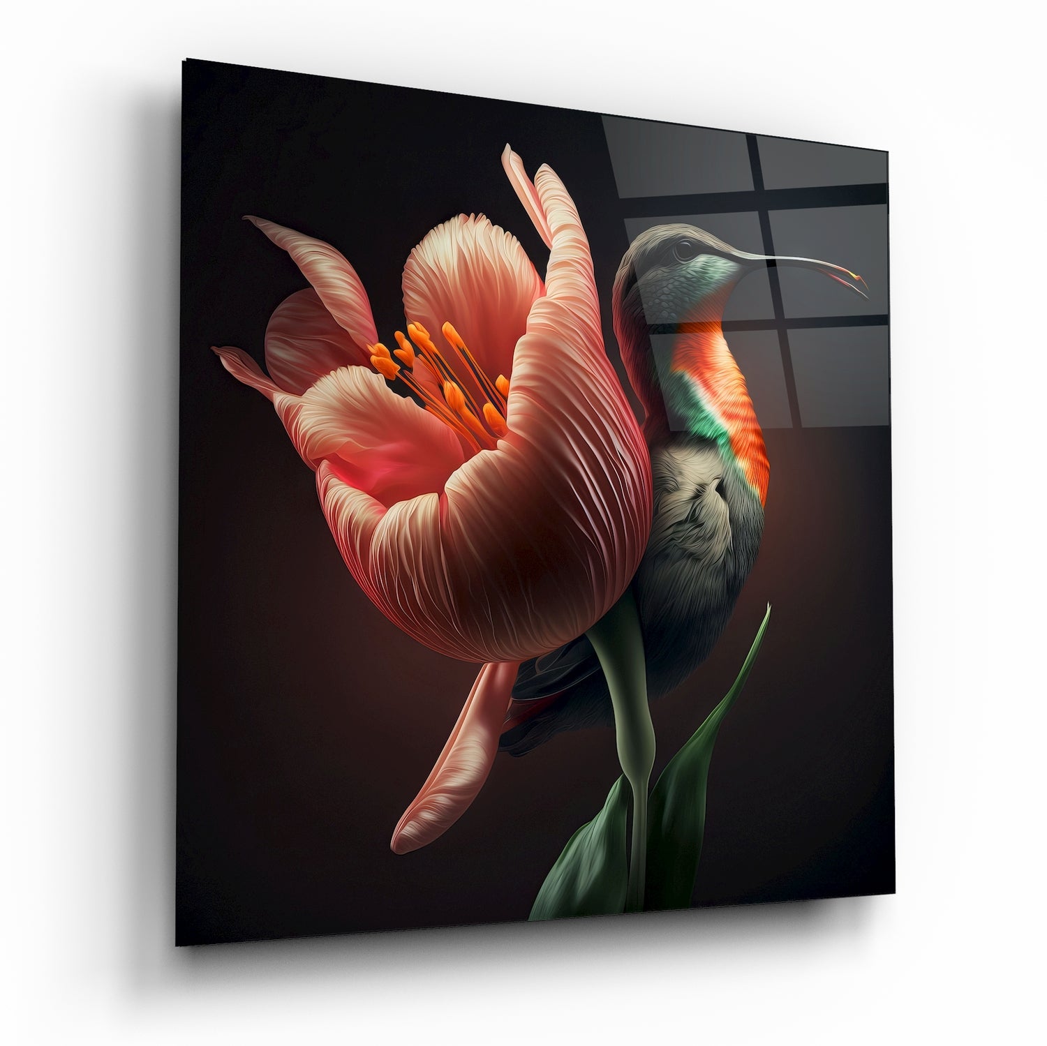 Tropical Beauties Glass Wall Art  || Designer Collection | Insigne Art Design