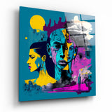 Picasso's Mind Glass Wall Art  || Designer Collection | Insigne Art Design