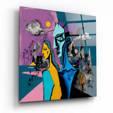 Picasso's Mind Glass Wall Art  || Designer Collection | Insigne Art Design