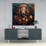 Lion King Glass Wall Art  || Designer Collection | Insigne Art Design