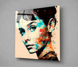 Audrey Hepburn Glass Wall Art  || Designers Collection | Insigne Art Design