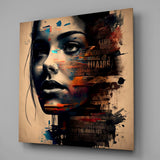 Woman Glass Wall Art  || Designer Collection