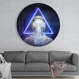 Triangle Glass Wall Art