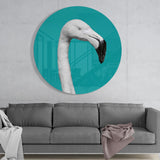 Flamingo Glass Wall Art