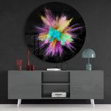 Abstract Glass Wall Art