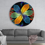 Colorful Flower Glass Wall Art