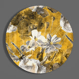 Abstract Flower Glass Wall Art