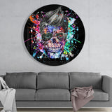 Skull Glass Wall Art