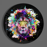 Lion Glass Wall Art