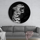 Leopard Glass Wall Art