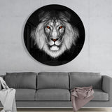 Lion Glass Wall Art