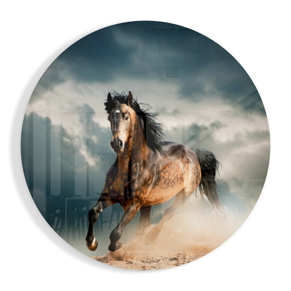 Horse Glass Wall Art