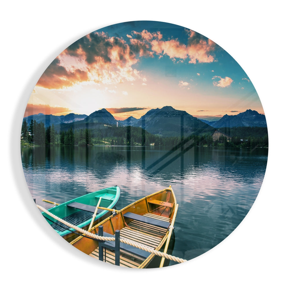 Kayak Glass Wall Art