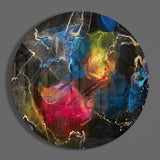 Color Explosion Glass Wall Art