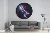 Astronaut Glass Wall Art