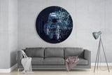 Astronaut Glass Wall Art