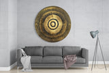 Abstract Loop Glass Wall Art