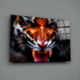 Anger of a Tiger Glass Wall Art