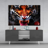 Anger of a Tiger Glass Wall Art