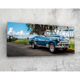 Classic Car Glass Wall Art (36"x14")