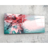 Abstract Glass Wall Art (36"x14")