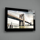 Brooklyn Bridge Glass Wall Art