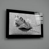 Leaf Glass Wall Art