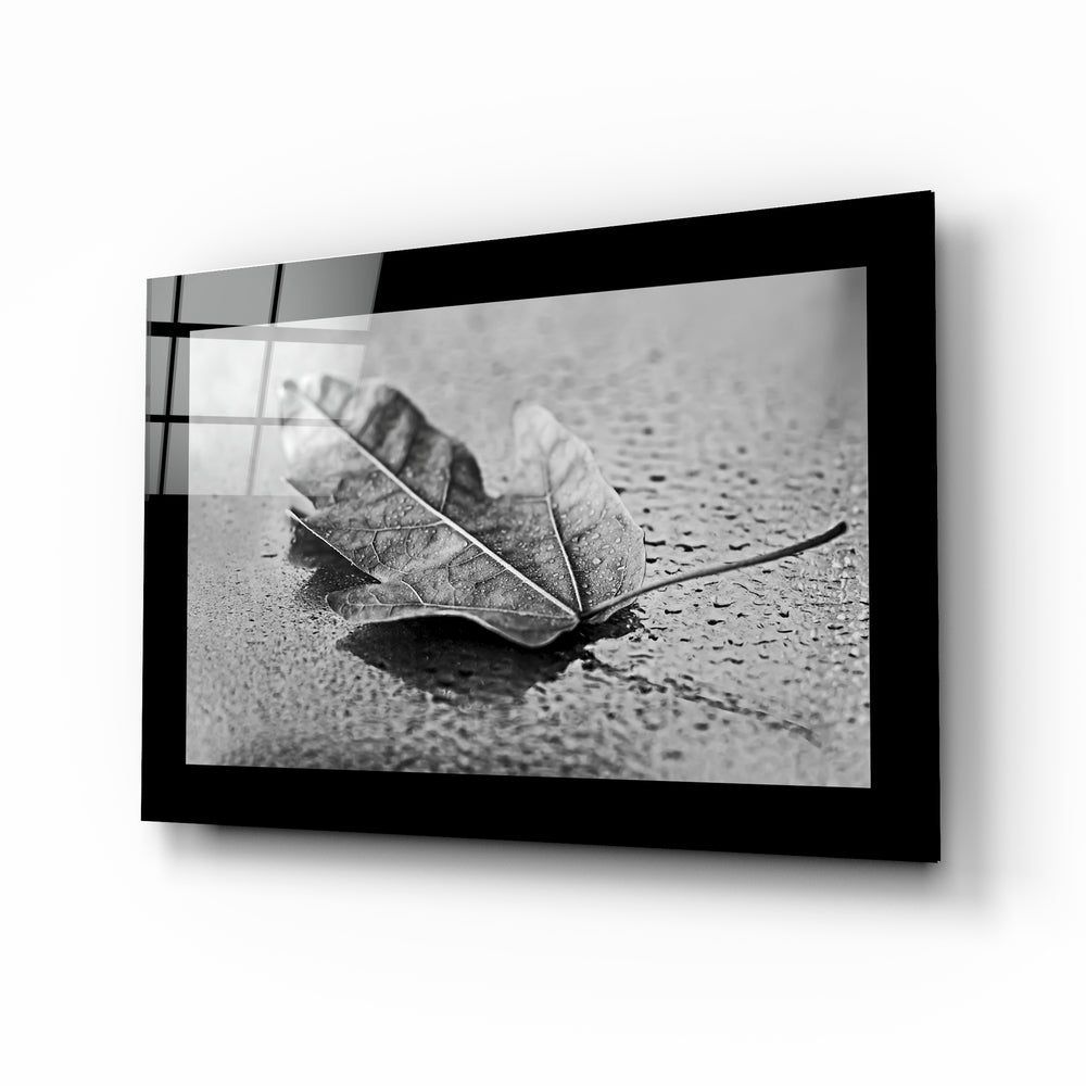 Leaf Glass Wall Art