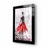 Ballerina Glass Wall Art